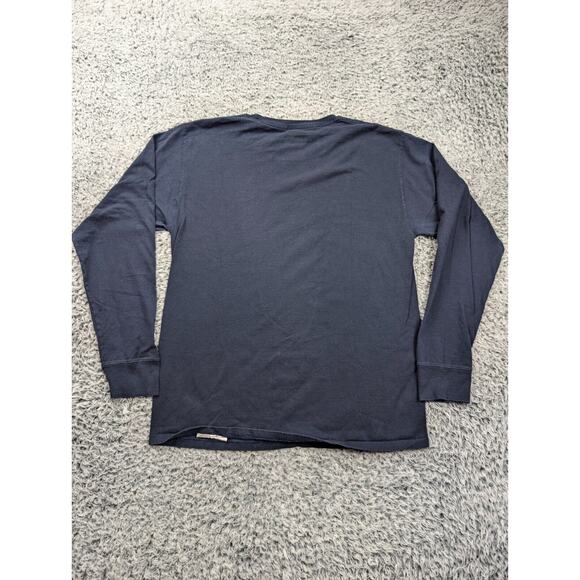 Champion Shirt Men Medium Blue Athleisure Casual Lounge Embroidered Long Sleeve - Picture 5 of 6